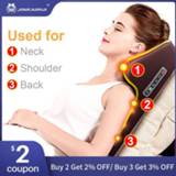 👉 Massager Jinkairui Neck Car Home Cervical Shiatsu Massage Back Waist Body Electric Multifunctional Pillow Cushion