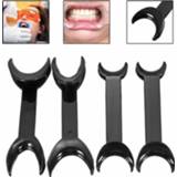 👉 Retractor 4 PCS Dental Tool T-Shape Intraoral Cheek Lip Opener Double Head Orthodontic Teeth Mouth Size Small+Large