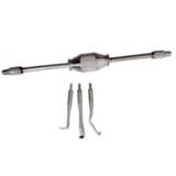 👉 Make-up remover steel mannen Stainless Manual Dental Crown 3 Tips Press Button lab equipment tools material dentist dentistry