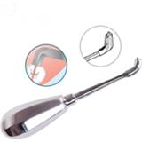 👉 Make-up remover 1Pcs Dental Crown Spreader Drill Restoration Forcep Metal Handle Non-Slip Root Elevator Cross Broken