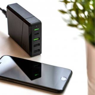 👉 Ultrabook zwart USB-C active Power Source 75W Oplader PD Met charging en Ultra Charge technologie 5903317226338
