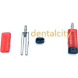👉 Plastic sleeve Dental Lab Materials Dowel Double twin Pins with Sleeves,Double For Die Model