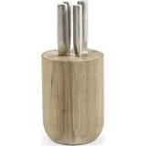 👉 Messenhouder hout bruin Serax Base Messenblok 4-delig 5420000788169