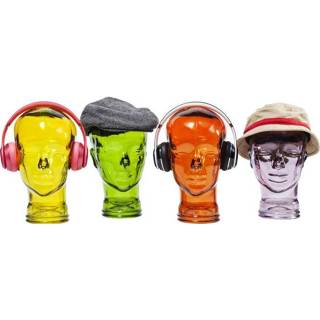 👉 Headphone transparent geel glas active Kare Deco Object Mount 4025621348610