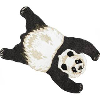 👉 Vloerkleed wit katoen large active Doing Goods Plumpy Panda 7432233265285 145100017005
