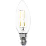 Ledlamp LightMe LED-lamp Energielabel A++ (A++ - E) E14 Kaars 4.5 W = 40 Neutraalwit (Ã x l) 35 mm 97 Niet dimbaar, Filament / Retro-LED 1 stuk(s) 4020856853403