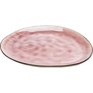 👉 Bord roze aardewerk active Kare Crackle Vivido 4025621364764