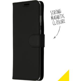 👉 Portemonnee zwart kunstleer unicolor unisex Wallet Softcase Booktype voor de Samsung Galaxy S20 Plus - 8719295277579