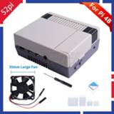 👉 Schroevendraaier 52Pi NES4Pi NES Style Case Kit ABS Functional Cooling Fan Heatsinks Screwdrivers Only for Raspberry Pi 4 B ( Model )