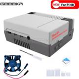 👉 Schroevendraaier GeeekPi NES4Pi NES Style Case Kit ABS Functional Cooling Fan Heatsinks Screwdrivers Only for Raspberry Pi 4 B ( Model )