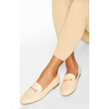 T Bar Basic Loafers, Cream