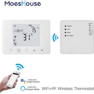 👉 Thermostaat WiFi Smart Thermostat Wall-Hung Gas Boiler Water Electric Underfloor Heating Temperature Controller Work with Alexa Google Home