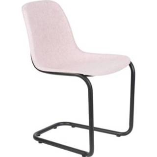 👉 Eetkamerstoel roze metaal active Zuiver Thirsty Soft Pink 8718548051829