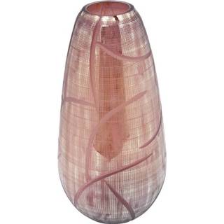 👉 Vaas roze glas active Kare Jupiter 36cm 4025621510994