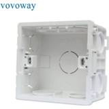 👉 Switch Vovoway socket accessories line slot base wall mount way ABS fire resistant material