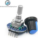 👉 Potentiometer Rotary Encoder Module for Arduino Brick Sensor Development Round Audio Rotating Knob Cap EC11