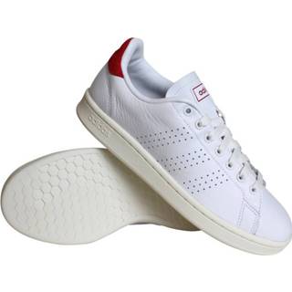 👉 Sneakers active mannen wit rood Adidas Advantage heren wit/rood