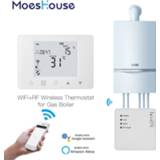 👉 Thermostaat WiFi Smart Thermostat Wall-Hung Gas Boiler Heating Temperature Controller Work with Alexa Google Home