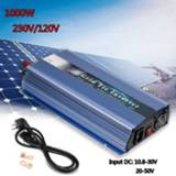 👉 Inverter 18/24/36V Micro Solar Pure Sine Wave 1000W MPPT On Grid Tie Inversor Output 110/220V For Wind Generator