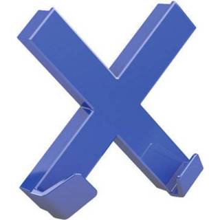 👉 Blauw XL Dahle Magneet Mega Magnet Cross , blau, 90 x mm, incl. 2 Haken (b h) mm 1 stuk(s) 76-95550-14820 4009729067994