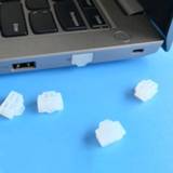 Router 10pcs RJ45 Networke Interface Protector Cover Cap Anti Dust Plug For computer Ethernet Hub Port