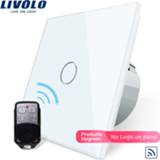 👉 Switch Livolo EU Standard Remote Switch, AC 220~250V Wall Light Touch With Mini Controller C701R-11-RT12,no logo