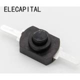 👉 Switch zwart Free shipping 10pcs DC 30V 1A Black On Off Mini Push Button for Electric Torch