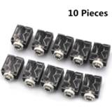 👉 Headphone 10pcs/lot 5 Pin Jack PCB Mount Female 3.5mm Stereo Socket Connector Jacks