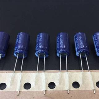 👉 10pcs 6.8uF 400V G-LUXON GR Series 8x14mm High Quality 400V6.8uF Aluminum Electrolytic capacitor