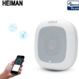 👉 HEIMAN smart Zwave Temperature Humidity Z-wave detector Z wave heat sensor home thermometer EU 868MHz fire alarm