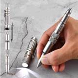 👉 Zaklamp Self-defense Tactical Pen Outdoor Emergency Flashlight Broken Window Tungsten Head Writing Equipment