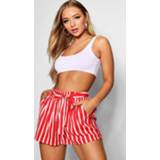 👉 Ava Striped Tie Belt Shorts