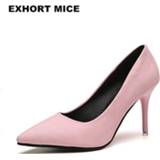 👉 Shoe suede vrouwen 2019 HOT Summer Women Shoes Pointed Toe Pumps Leisure Dress High Heels Boat Wedding tenis feminino 7cm Sexy
