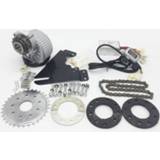 👉 Bike 450W Newest Electric Left Drive Conversion Kit Can Fit Most Of Common Bicycle Use Spoke Sprocket Chain For City