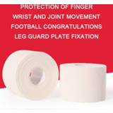 Knie bandage wit White Sports Tape Kinesiology Taping Sport Elastica Muscle Strain Injury Support Jagged Sticker Fingers Protection