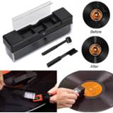 👉 Vinyl small Combination Records Cleaning Kit Turntables With Brush LP Phonograph Record 2 In 1