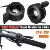 👉 Bike 24V/36V/48V/60V/72V Thumb Throttle Speed Regulation Controler for Electric Scooter Universal Accelerator
