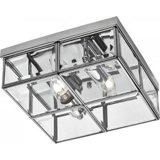 👉 Plafondlamp active Searchlight Chrome Flush 6769-26CC 5053423022147