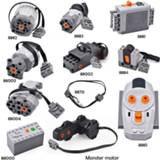 👉 Power supply Blocks Technic Parts Motor Set Servo Technical Train DIY Building Bricks Multi-Function