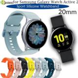👉 Watch silicone 20mm strap for Samsung Galaxy Active 2 40/44mm Sport Smart Wristbands Gear S2 Classic 732