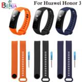 👉 Armband silicone Sports Strap For Huawei Honor Band 3 smart bracelet Adjustment belt with Repair Tool Replacement
