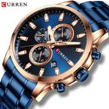 👉 Watch steel CURREN Luxury Brand Sports Quartz Watches Men with Luminous Hands Chronograph Auto Date Fashion Stainless Wristwatch