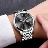 👉 Watch steel LIGE Top Luxury Brand Men Sports Male Casual Full Date Wristwatches Men's Quartz watches relogio masculino