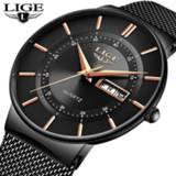 👉 Watch steel Mens Watches LIGE Top Brand Luxury Waterproof Ultra Thin Date Clock Male Strap Casual Quartz Men Sports Wrist