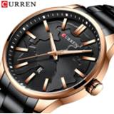 👉 Watch steel CURREN Fashion Business Watches Men Creative Design Dial Quartz Stainless Band Wristwatch Relogio Masculino