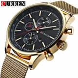 👉 Watch steel CURREN New Brand Luxury Fashion Casual Sports Men Watches Stainless Business Wristwatch Date Male Clock Relogio Masculino
