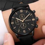 👉 Alloy Stylish business men's watch with calendar case analog quartz sports 2020 clock luxury brand Relogio Masculino