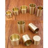 👉 Sofa brass 4Pcs Round Tip Cap for Mid-Century Modern Table Leg Feet Replacement Cover and Foot Seal