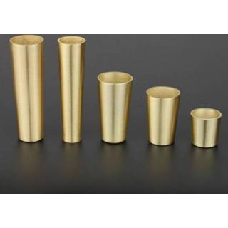 Sofa goud alloy brass 1 Piece Gold Zinc Cabinet Leg Cover Color Chair feet Protector Tube Metal Cup Furniture Ferrules