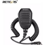 👉 Luidspreker Retevis RS-113 Handy Speaker Microphone 2000D Kevlar Cable For Kenwood Baofeng UV5R UV82 H777 RT21 RT22 RT3 RT5R Walkie Talkie